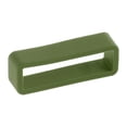 thumbnail image 4 of Uxcell Watch Band Strap Loops Silicone for 26mm Width Watch Band, Dark Green 4 Pack, 4 of 5