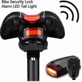 thumbnail image 2 of Bicycle Alarm Rear Light, Smart Bicycle Rear Light Anti-theft Lamp Bicycle Alarm Taillight, 2 of 4