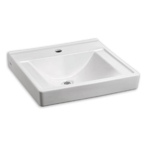 American Standard Decorum Wall Hung Bathroom Sink in White