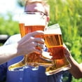 thumbnail image 5 of Domestic Corner - Das Boot, Large Beer Boot, German Drinking Glass, Holds Over 2 Beers - 1 Liter, 5 of 9