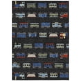 thumbnail image 2 of Addison Rugs Chantille Indoor/Outdoor Transitional Kids Black Machine Washable Rectangle Rug, 10' x 14', 2 of 8