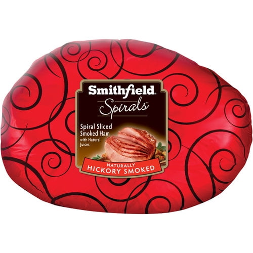 Smithfield Naturally Hickory Smoked Spiral Sliced Ham, Half Spiral