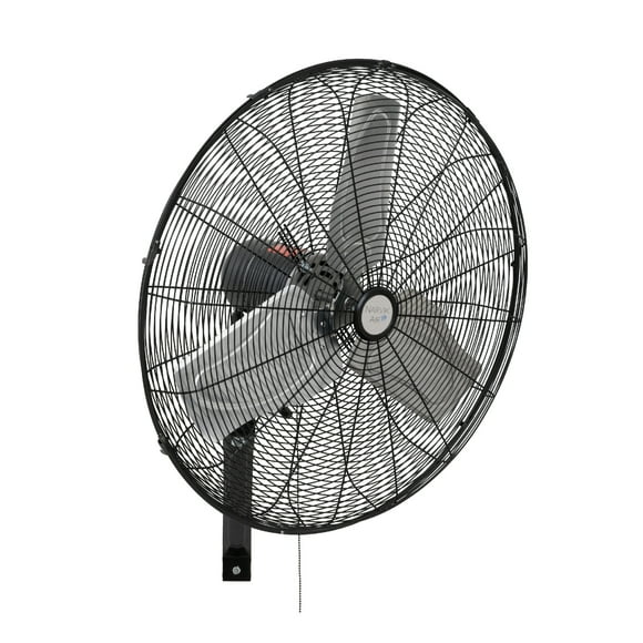 Narvik Ventilador de Pared Industrial, 24 pulgadas, Aspas de Aluminio, Amplia Oscilación, 235 watts