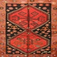 thumbnail image 1 of Ahgly Company Machine Washable Indoor Square Traditional Tomato Red Area Rugs, 7' Square, 1 of 7