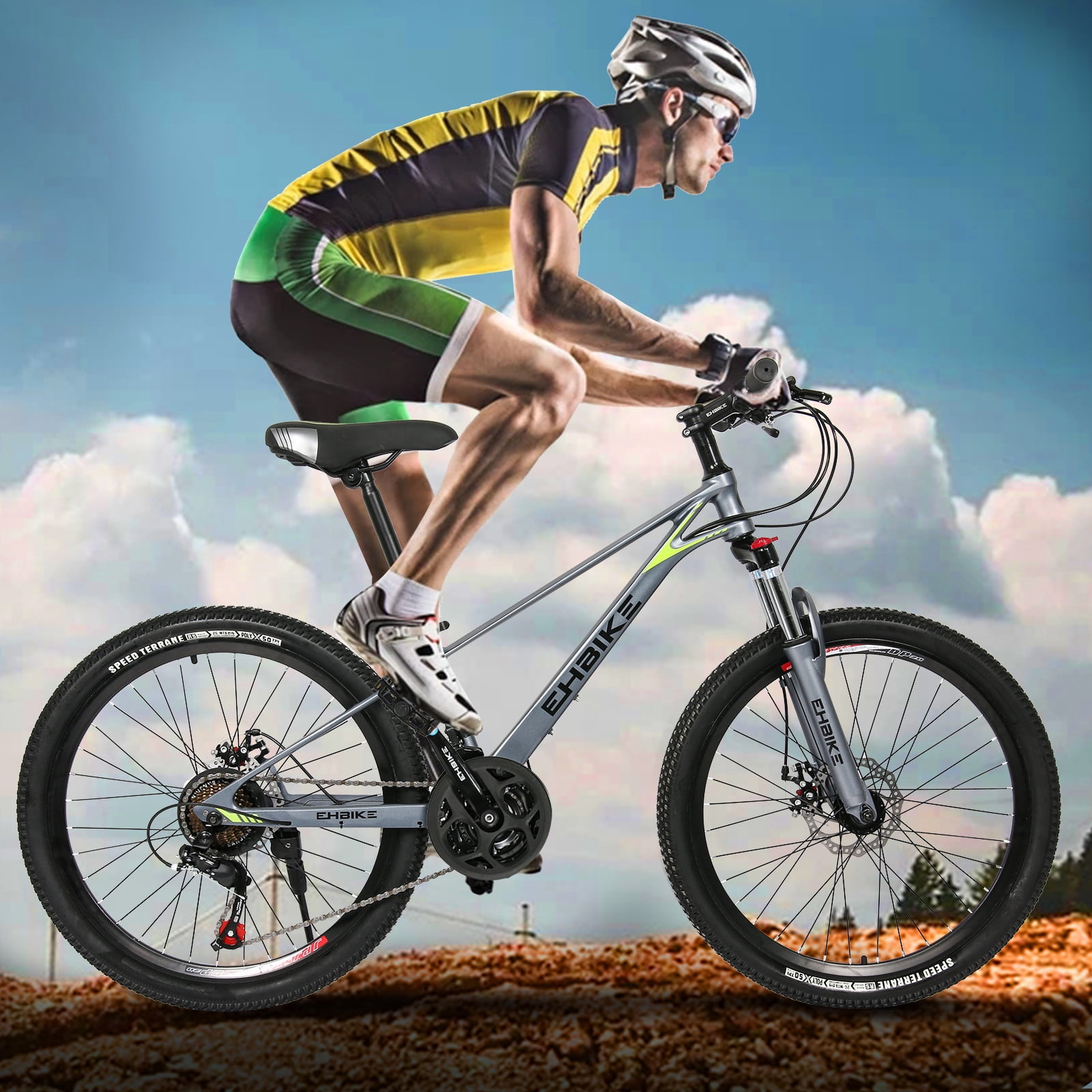 Details about   Super Light Mountain Bike Full Suspension 21 Speed Racing Bike Off-road Bicycle 