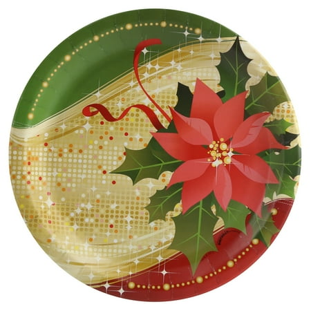 Sparkling Christmas Dinner Plate (16)