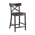 thumbnail image 1 of Picket House Furnishings Calhoun 24" Counter Stool in Dark Brown, 1 of 11