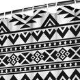thumbnail image 4 of Extra Long Boho Shower Curtain 72x84 Inches - Vintage Floral & Tropical Leaves Pattern, Waterproof Bohemian Bathroom Decor with 12 Hooks, Tribal Rustic Style, 4 of 4
