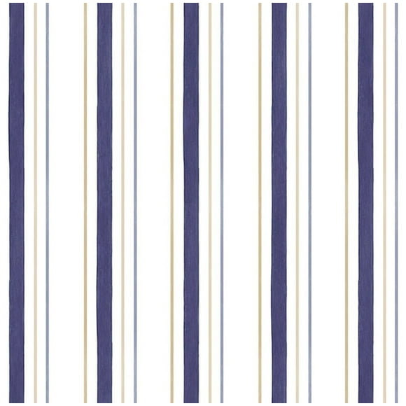Shades, Damask Geometric Graphic White, Blue Wallpaper Roll