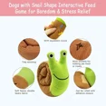 thumbnail image 4 of Juguete de peluche con chirrido para perros, caracoles olfateadores para mascotas, mordedores resistentes, molar tibetano, rompecabezas para gatos, comedero interactivo, accesorio, 4 of 6