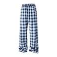 thumbnail image 5 of SAWOBUUN Men's Plaid Pajama Pants Elastic Drawstring Waist Loose Buffalo Check Lounge Sleep Pants with Pockets, 5 of 6