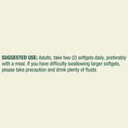 Spring Valley Rapid-Release Calcium Dietary Supplement, Softgel Capsules, Bone Health, 600 mg, 120 Count