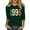 Green, variant on Women's Birthday Gift Tees 3/4 Sleeve Crew Neck 1996 Graphic Print Pullover Tops Casual Vintage Stylish T Shirts (XL, Pink)