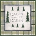 thumbnail image 2 of Shamp, Cindy 20x20 White Modern Wood Framed Museum Art Print Titled - Cabin Sweet Cabin, 2 of 4