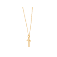 thumbnail image 2 of Women's Welry Cross Pendant Necklace with Diamonds in 10kt Yellow Gold, 17" + 1", 2 of 7