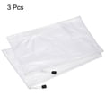 thumbnail image 3 of Uxcell A4 Zip File Pouch Document Folders Mesh Zipper Bags, White 3 Pack, 3 of 5