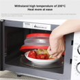 thumbnail image 2 of Advancent Microwave Plate Cover Food Dinner Dish Bakery Heating Cookware Bar Lid Dining Oven Accessories Resistant Heat Restaurant Juegos de accesorios de baño No.1 Advancent HA046402-01, 2 of 6