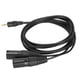 thumbnail image 4 of Cable Adaptador XLR, Cable De Micrófono Buena De Sonido Plug And Play Blindaje Multicapa Amplia Aplicación Claridad De Señal Para Estudio Para Espectáculos En, 4 of 7