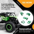 thumbnail image 2 of Hook Trailer Control remoto Automotriz Remolque Ganchos Crawler Modelo 1/10 Accesorios de vehículos Reemplazo para Axial SCX10 Green Pack de 5 kenally FN001261-04, 2 of 5