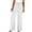 White, variant on Sngxgn Womens Lounge Pants Slacks Drawstring Casual Wide Leg Pants for Women Trousers(White,L)