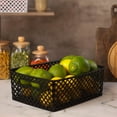 Mainstays Medium Black Decorative Storage Basket