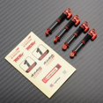 thumbnail image 3 of Amortiguador de presión negativa Tholdsy RCGOFFLOW mecanizado CNC para orugas 1/24 AXIAL SCX24 Rojo, 3 of 6