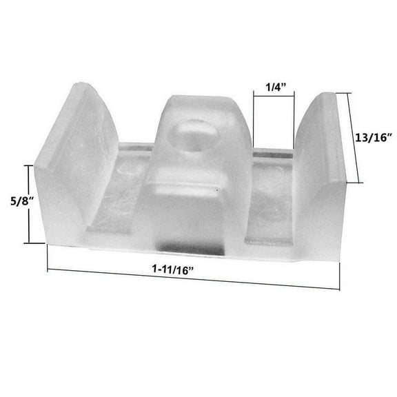 Gordon Glass Sliding Shower Door Opaque Bumpers - (Set of 2)