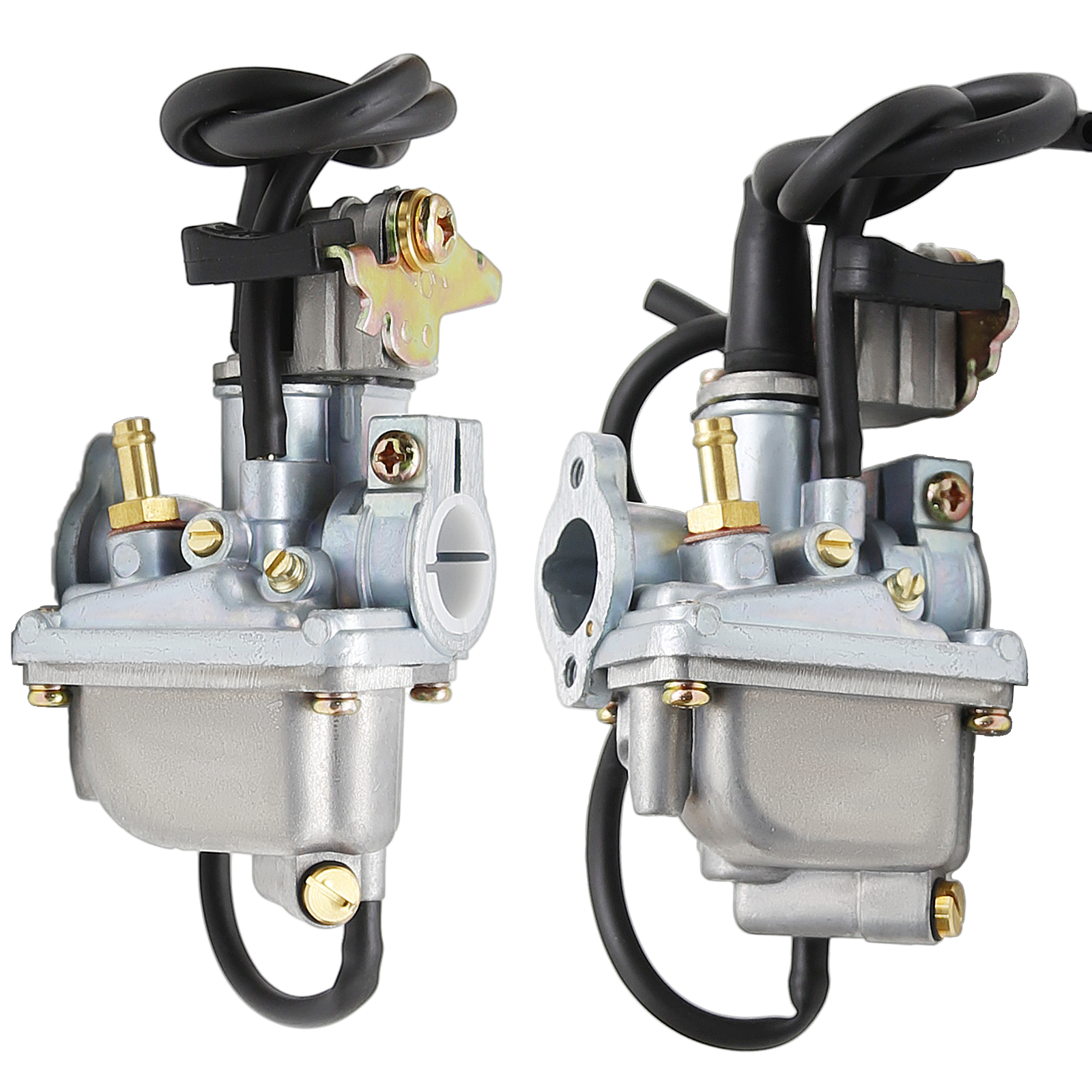 Anxingo LT50 13200-43F00 Carburetor Replacement for Suzuki JR50 84-06, LT-A50 02-05, LT50 84-87 with 44300-24B00 Fuel Tank Petcock Switch Valve