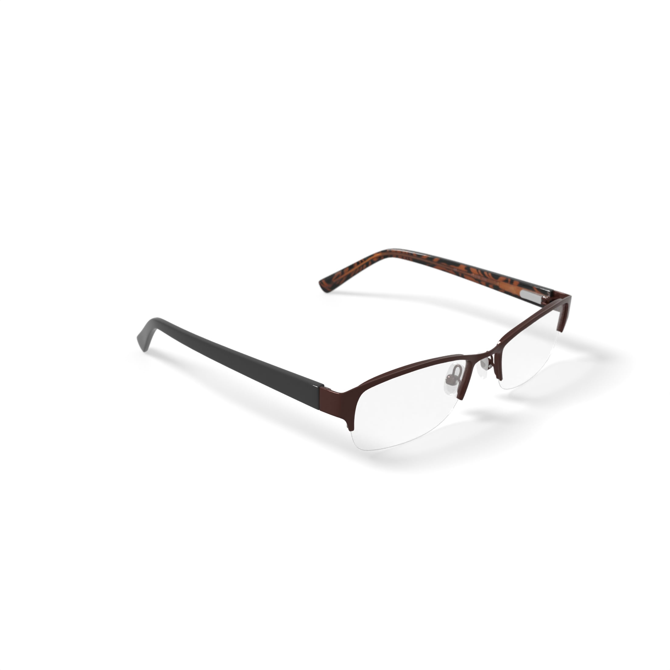 Tigress Women's TGS108 Prescription Eyeglasses with Case, Brown