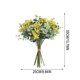 thumbnail image 3 of Ramo de aliento de bebé artificial para boda, arreglo floral de mano para decoración del hogar, accesorio de fotografía, centro de mesa de 35x25 cm, 3 of 6