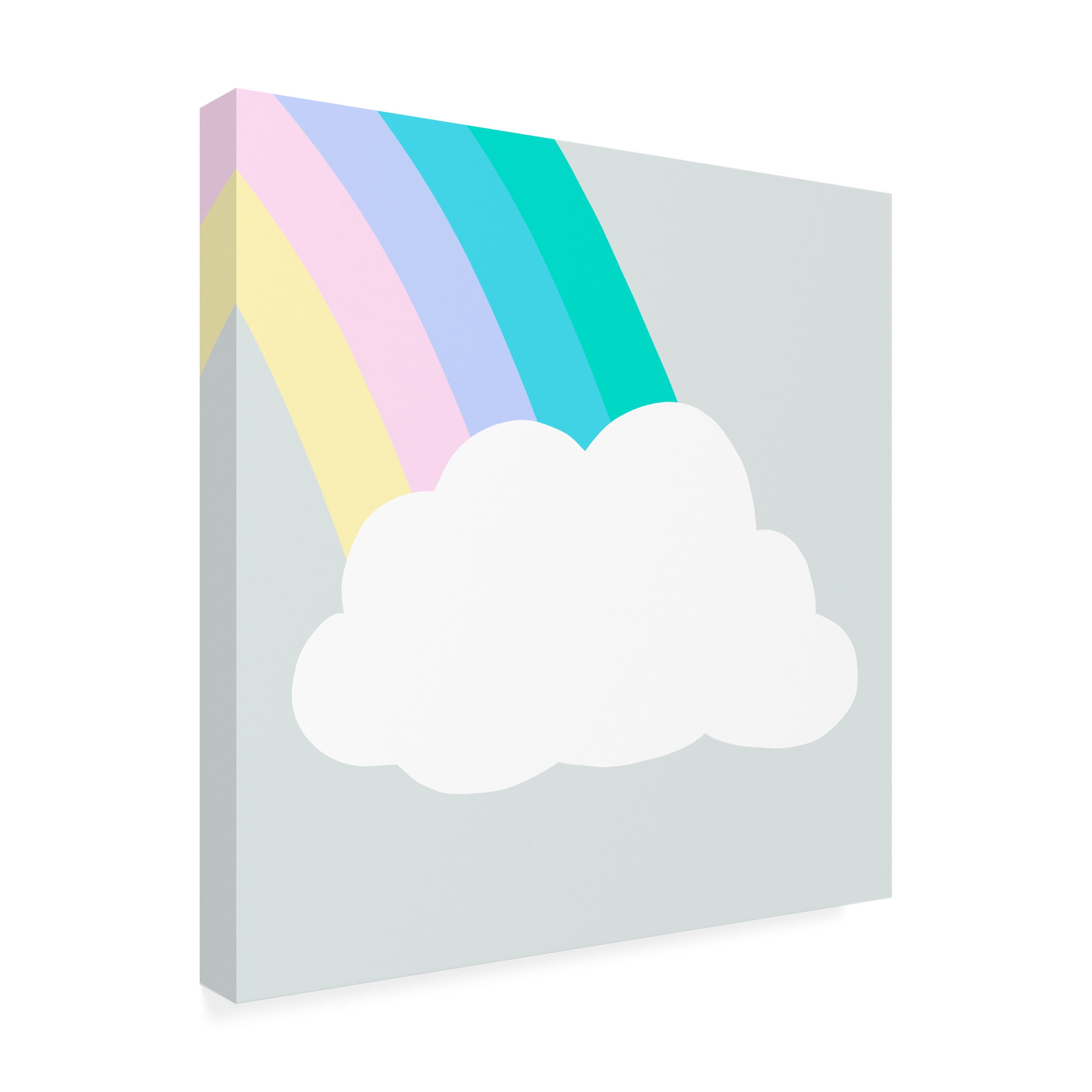 Victoria Barnes 'Rainbow Cloud I' Canvas Art