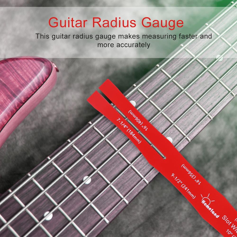 otviap guitar fingerboard fretboard measuring ruler radius