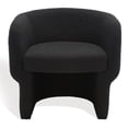 thumbnail image 2 of SAFAVIEH Couture Kellyanne Modern Boucle Solid Accent Chair, Black, 2 of 14