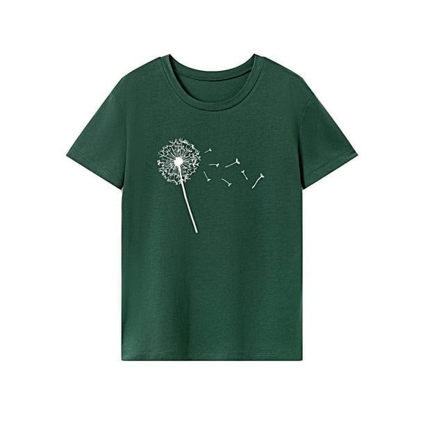 Camiseta de mujer Camiseta básica Camiseta de verano de moda Camiseta de cuello redondo para SG