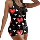 thumbnail image 1 of Conjunto de estampado de amor para el día de San Valentín para mujer, pantalones cortos de cintura elástica, conjuntos de pijamas Fridja nalpqowj17507, 1 of 9