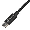 thumbnail image 4 of Cable micro usb a usb G Mobile 1 m, forrado de nylon, negro negro, 4 of 4