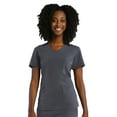 thumbnail image 2 of Maevn Pure Women's 3 Panel V-Nect Top & Relaxed-Fit Elastic Drawstring Cargo Pant Scrub Set, 2 of 5