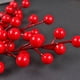 thumbnail image 2 of 10 unids/set tallos de cereza roja artificiales tallos de bayas festivos Navidad, 2 of 5