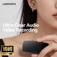 thumbnail image 2 of Cámara Corporal Mini de 64GB - Cámara de Seguridad Portátil HD 1080P con Detección de Movimiento, Gran Angular de 130°, Batería de 6H de Duración, No Se Necesita WiFi (Incluye Tarjeta de 64GB), 2 of 11