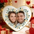 thumbnail image 4 of RuiJiao Personalized Custom Photo Gold Rim Ceramic Ring Tray Heart-Shaped Jewelry Organizer Gift for Valentine Birthday Anniversary, 4 of 8