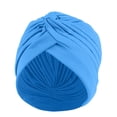thumbnail image 1 of Stretchy Polyester Turban Cap for Women - Sleep Hat, Hairband & Indian Scarf with Knotted Back Design, 1 of 6
