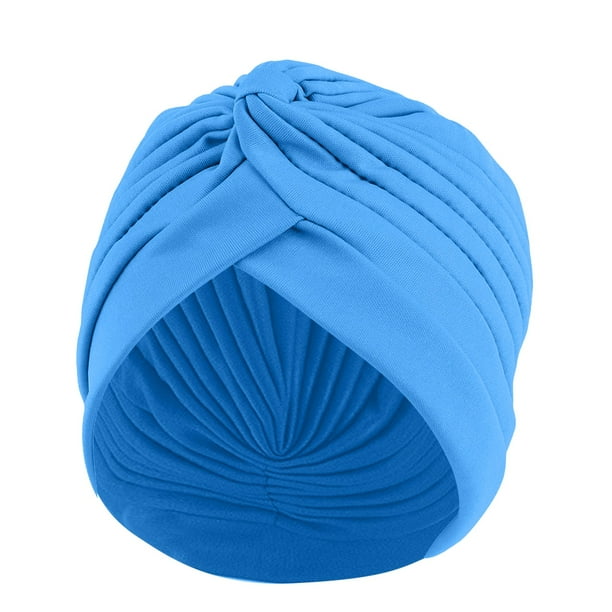 Gorro turbante elástico, banda para la cabeza, diadema para mujer, gorro para dormir, pañuelos indios, sombreros