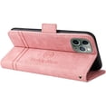thumbnail image 4 of iPhone 11 Pro Wallet Case,PU Leather Folio Kickstand Card Slots Cover for iPhone 11 Pro,Book Folding Flip Case with Detachable Wrist Strap,Protective Cover for iPhone 11 Pro,Pink, 4 of 14