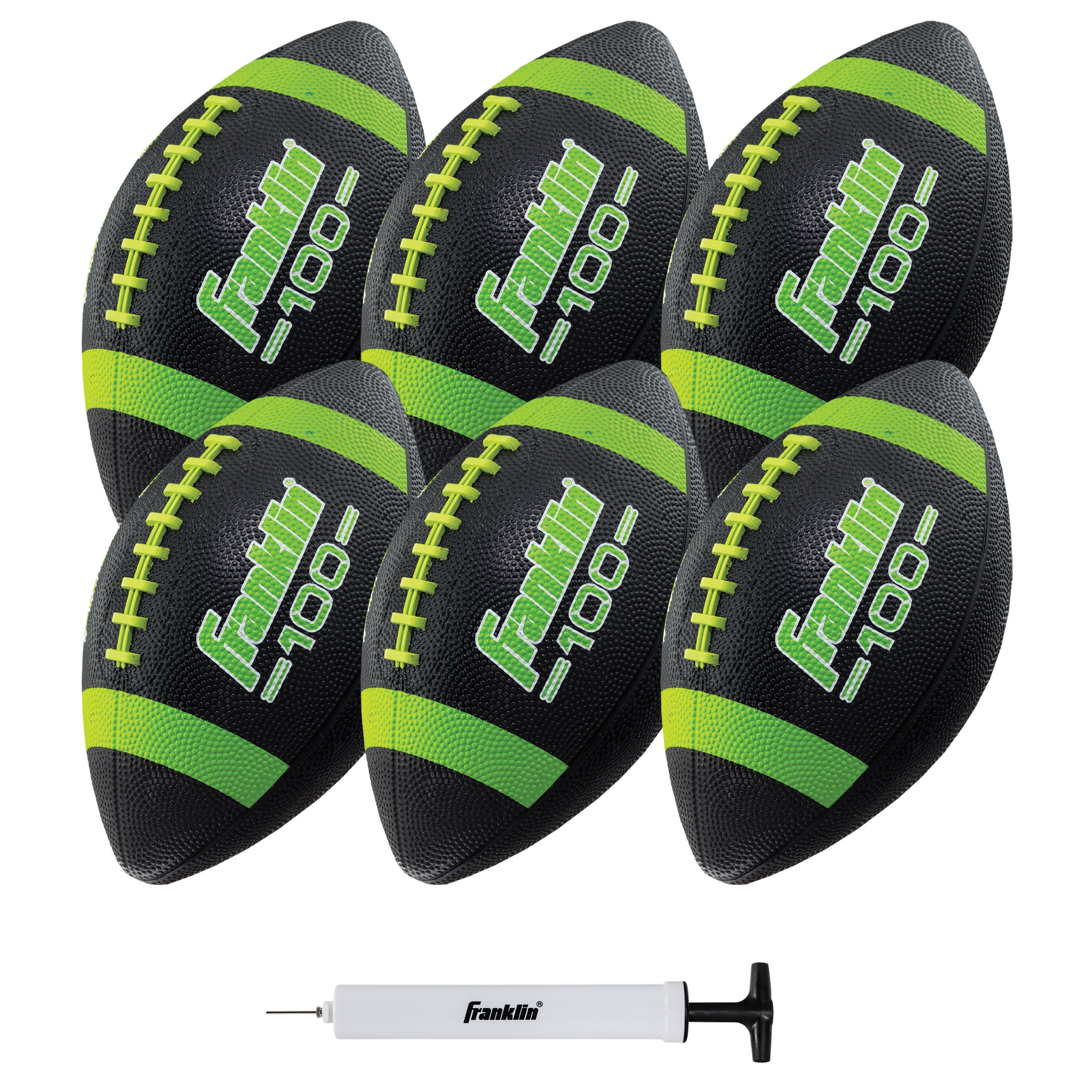 Logo Brands NCAA Unisex Adult Combo Full Size Rubber Football Multicolor