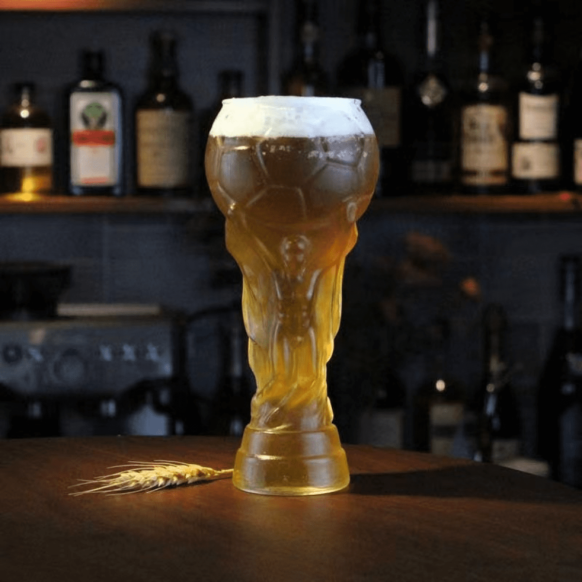 World Cup Beer Glass,Football Shape Glass,Soccer World Cup Trophy Shape
