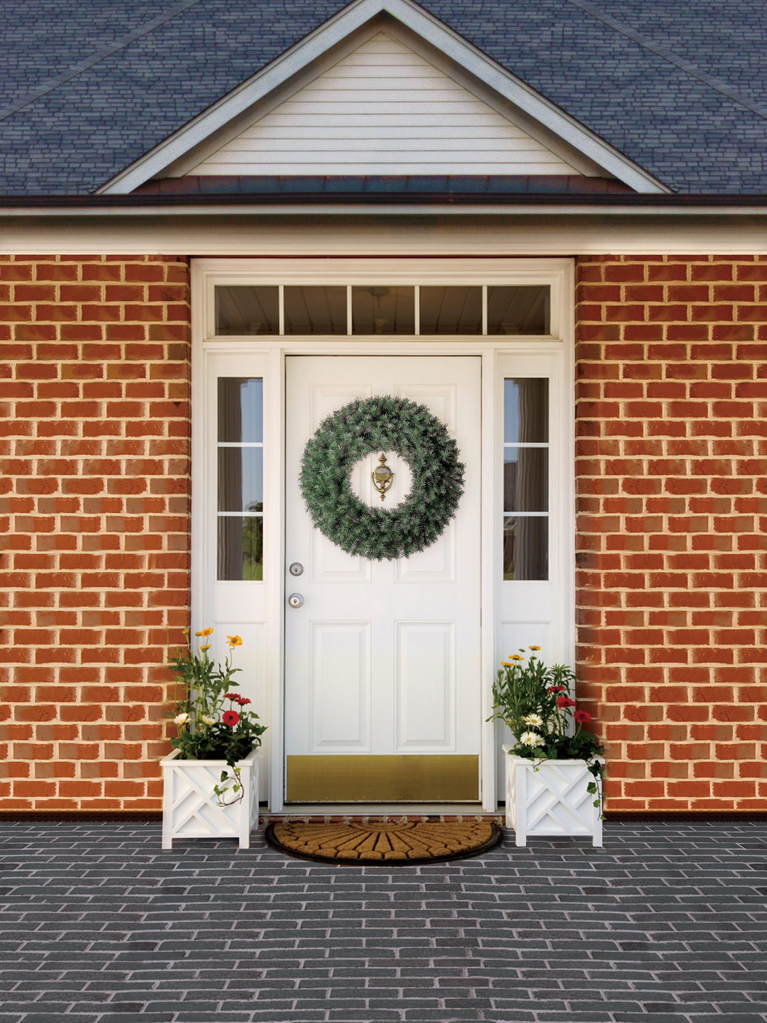 Holiday Time 36-Inch Basic Green Artificial Christmas Wreath photo 3