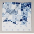 thumbnail image 4 of Vargottam Luxury Collection Dinner Table Linen Dcor Cotton Napkin Printed Fabric Reusable Napkins Set Of 6, 20 X 20 - Watercolor Blue Flowers, 4 of 6