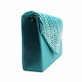 thumbnail image 3 of JoveMarine Women's Elegant Silk Satin Rhinestone Clutch Bag Convertible Shoulder Bag for Evening and Prom Fashion Handbag for Parties and Formal Events Sky Blue, 3 of 4