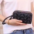 2024 new ladies long cell phone wallet clutch bag women fabric coin