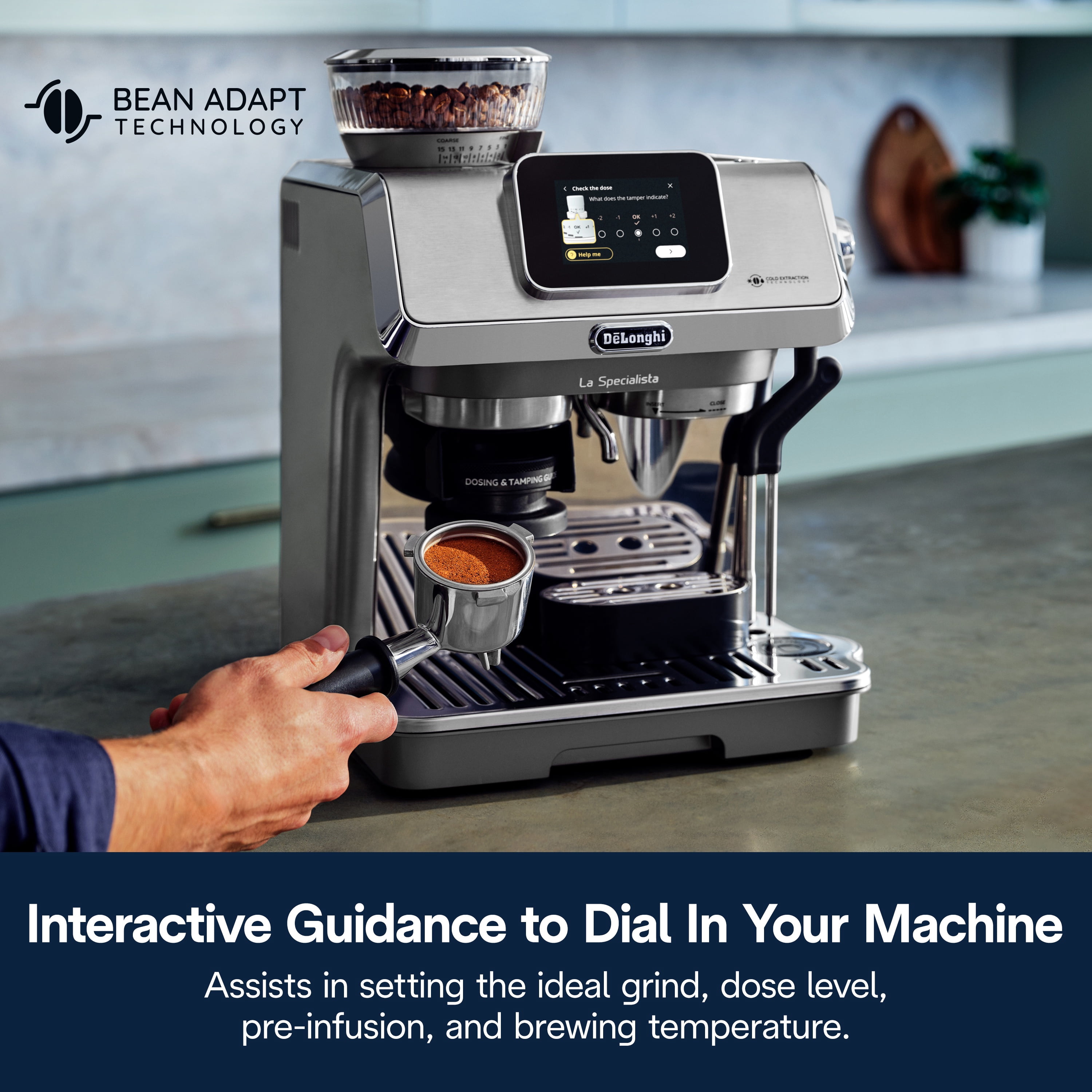 De'Longhi La Specialista Touch Espresso Machine with Cold Brew & Auto LatteArt Technology